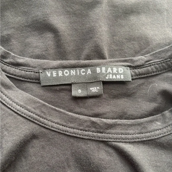 Veronica Beard Black Short Sleeve Top - Picture 10 of 10